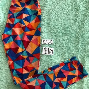 OS Geometric, Colorful LuLaRoe Leggings